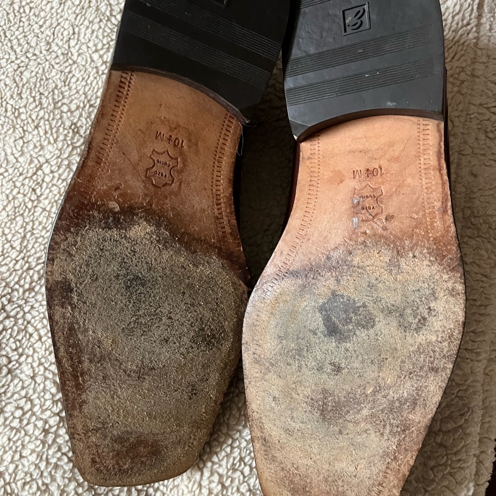 Men Giorgio Burtini Private Collection Brown Leather Slip On Shoe - Picture 6 of 6